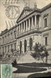 VINTAGE POSTCARD Madrid Biblioteca Nacional Library