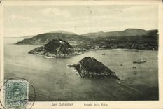 VINTAGE POSTCARD San Sebastian Entrada Of Behla