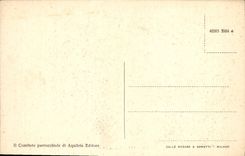 VINTAGE POSTCARD Aquileia Basilica Interno