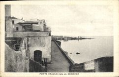 VINTAGE POSTCARD Punta Craulo Vista Da Scirocco