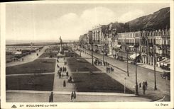VINTAGE POSTCARD Boulogne On Sea the Dam