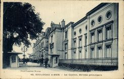 CPA Boulogne Sur Mer Le Casino Entree Principale