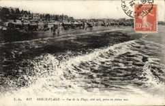 CPA Berck Plage Vue De La plage Cote Sud Prise En Pleine Mer
