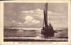 CPA Berck Plage Arrivee D'Un Bateau De Peche