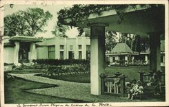 VINTAGE POSTCARD Touquet Paris Beach the Casino Of the Drill