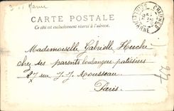 VINTAGE POSTCARD Thatches Castle De Crenille