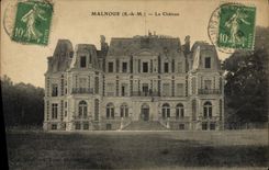 VINTAGE POSTCARD Malnoue the Castle