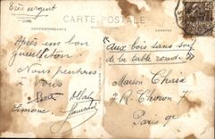 VINTAGE POSTCARD Mitry Mory Avenue Of Acaccias