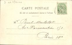 VINTAGE POSTCARD Barbizon Road Of the Artists