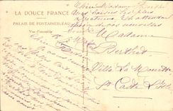 CPA Fontainebleau Palais Vue d'ensemble 