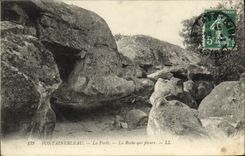 CPA Fontainebleau La Foret La Roche qui Pleure