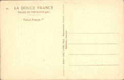 CPA Fontainebleau Le Palais Galerie Francois 1er