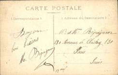 VINTAGE POSTCARD Fontainebleau the Grid Of Honor and Court of the Good-byes