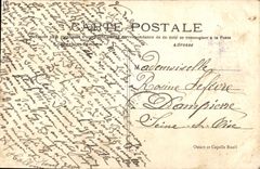 VINTAGE POSTCARD Rueil the Castle of Malmaison and the Vault