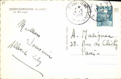 MODERN CARD Soisy On the Seine the Sinning Stopping Fishes