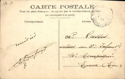 VINTAGE POSTCARD Laffitte Houses Ruins of the Old Mill