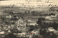 CPA Chevreuse Vue Generale de Vallee de Choisel