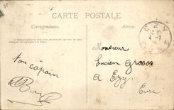 VINTAGE POSTCARD Mantes New Law courts