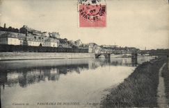 VINTAGE POSTCARD Pontoise Panorama