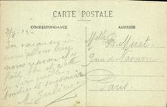 VINTAGE POSTCARD Chalo St Interior Mars of the church