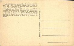 VINTAGE POSTCARD Butard That St Cloud Hunting lodge