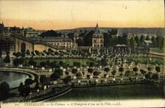 CPA Versailles Le Chateau L'Orangerie et Vue Sur la Ville
