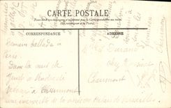 POSTAL Versalles Gardens De Dami de la VENDIMIA la luna delante de la alfombra verde