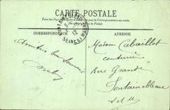 POSTAL Versalles pequeño Trianou de la VENDIMIA el Hamlet de Marie Antonieta la torre de Malborough