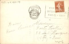 Paladar de la POSTAL de la VENDIMIA de Versalles Hamlet de pequeño Trianon la granja