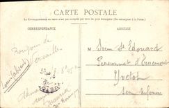 Paladar de la POSTAL de la VENDIMIA de Versalles el parque del lavabo del castillo de Latone y de Tapis verde