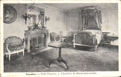 CPA Versailles Petit Trianon Chambre de Marie Antoinette