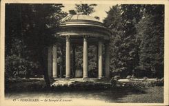 CPA Versailles Le Temple d'Amour