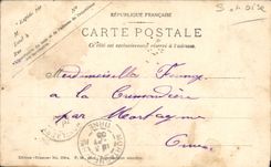 VINTAGE POSTCARD Montlhery Castle Keep