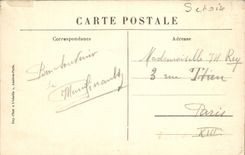 CPA St Germain en Laye Le Parterre Le Chateau L'eglise et la gare