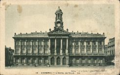CPA Cambrai L'Hotel De Ville