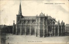 CPA Armentieres Eglise Saint Vaast