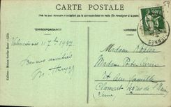 VINTAGE POSTCARD Valencian Carpeaux 1827 1875 Rules