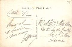 VINTAGE POSTCARD Douai the Stock Exchange