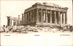 VINTAGE POSTCARD Greece Athens Parthenon