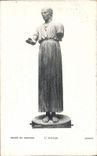 VINTAGE POSTCARD Museum of Delphes Aurige