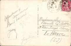 VINTAGE POSTCARD Lille the Belfry the Night