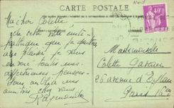 VINTAGE POSTCARD Lille a sight of a wing of the Town hall