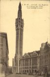 VINTAGE POSTCARD Lille the Belfry and the Town hall