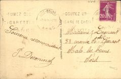 VINTAGE POSTCARD Lille the Belfry and the Town hall