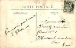 VINTAGE POSTCARD Lille of I Send These Flowers to You