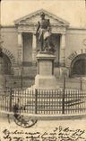 VINTAGE POSTCARD Lille the statue of the general Slave trader