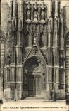 VINTAGE POSTCARD Lille Church St Maurice central Gate