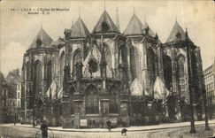 VINTAGE POSTCARD Lille the Church St Maurice Apse