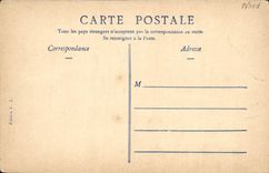 VINTAGE POSTCARD Provisional Lille Theatry the Night