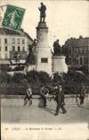 VINTAGE POSTCARD Lille the Monument of Pasteur